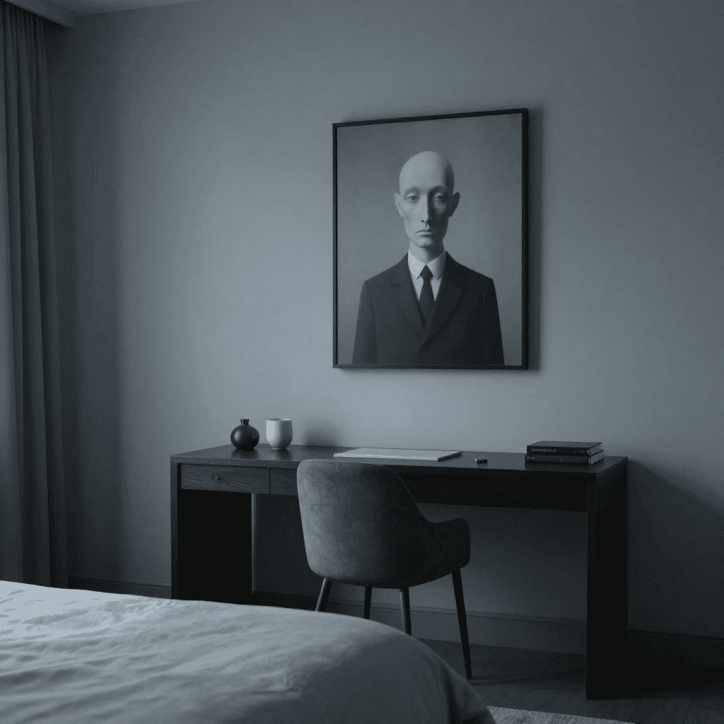 Curated interior design aesthetic